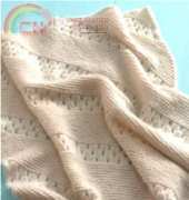 Lion Brand Yarn-90485-Cashmere Treasured Heirloom Baby Blanket -Free