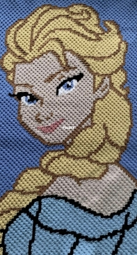 Elsa Frozen C2C Blanket