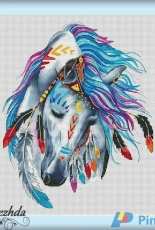 Indian Horse by Nadezhda Gavrilenkova