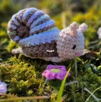 Mjfcrochet - Marie-Jeanne - Little Snail Goes Back Into His Shell