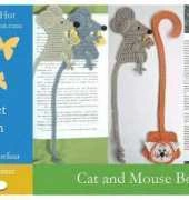 little owls hut - Cat and Mouse Bookmark english