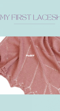 My First Lace Shawl by Jolanda Schneider-English,German- Free