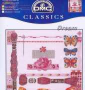 DMC XC1145A - Roses and Butterflies/Echeveaux, Roses et Papillons
