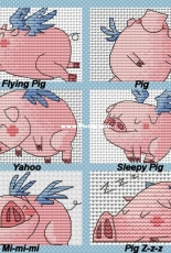 Morra Design - Flying Pig - Pig - Yahoo - Sleepy Pig - Mi-mi-mi - Pig Z-z-z by Morra Mårran