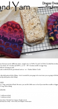 Dragon Oven Mitts by Victoria Myers
