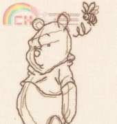 Designer Stitches  DJ35 Winnie the Pooh - Wheres that Bee