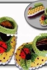 TBeeCozy-Marcelline Simonotti-Ladybug booties