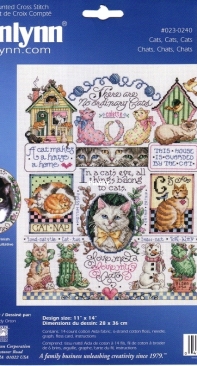 Janlynn 023-0240 Cats Cats Cats PCS