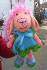 Sheep in a dress.