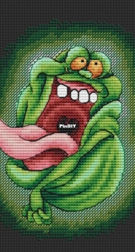 Nana Cross Stitch - Slimer by Tatiana Boboshko / Tatjana Bobosko