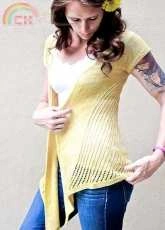 Touch the Sky Cardigan by Elena Nodel
