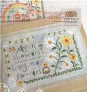 Cottage Garden Samplings CGS-1021  - My Garden Journal  - April's Daisy