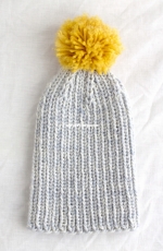Simple Ribbed Hat by Fairmount Fibers Design Team-Free