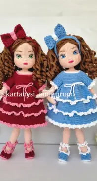 Kartanesi Amigurumi - Çiğdem Erdoğan - Buse Doll - Turkish