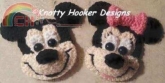 Knotty Hooker Designs - Mouse Appliques