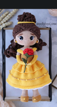Polly Toys Crochet - Dasha Lobacheva - Belle The Beauty