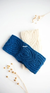 Snow Drop Headband by Anna Dervout - Along avec Anna - English, French - Free