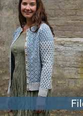 Filcolana - Delft Cardigan by Rachel Søgaard-English, German, Danish - Free