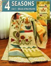 Design Originals No. 5337 Four Seasons: 4 in 1 Block of the Month by Suzanne McNeill 2008