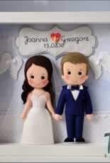 Titi - bride and groom felt Pattern - Russian