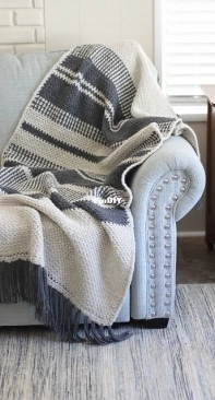 Little Red Knits - Gianna Gazzi - Linden Afghan