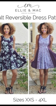 Ellie and Mac - Reversible Dress - Sizes XXS-4XL
