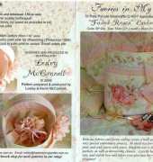 Lesley McConnell - Faded Roses Embroidery Tote