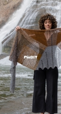 Open Minds MKAL Shawl by Laura Nelkin