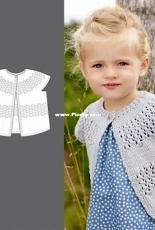 95219 Pige cardigan by Stoff & Stil - English