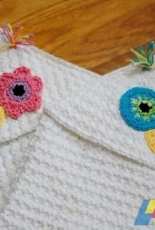 Petals to Picots - Kara Gunza - Owl Hooded Towel