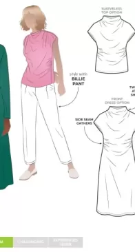 Style Arc - Rowie Knit Top and Dress - Sizes 10-22