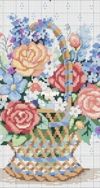 Dimensions - Sunset - 13549 - Flower Basket XSD