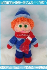 Deanna Albon - Winter Boy Amigurumi