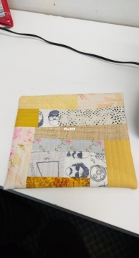 Quilt as you go mini bag