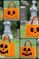 Articles of a Domestic Goddess - Donna Knox - Ghost Pumpkin Candy Hauler