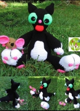 Erins Toy Store - Erin Scull - Felix the Biggie Kitty Mon