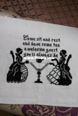 A little womans afternoon tea