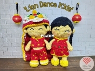Melani Koo Amigurumi - Melani Halim - Lion Dance Kids