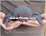 Left Handed Crocheter - Jennifer Adams - Itsy Bitsy Spider - Free