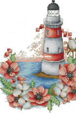 Svetlana Sichkar - Lighthouse with Poppies XSD