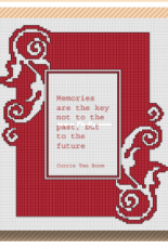 Alita Designs - Red Cross Stitch Frame - Free