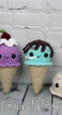 The Left-Handed Crocheter - Jennifer Adams - Ice Cream Cone