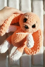 Varezhka Handmade - Yulia Bazhina - Peach Bunny - Russian - Free