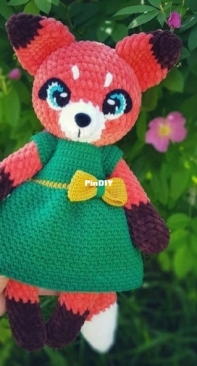 Chirka Toys - Ekaterina Chirkova - Fox in dress - Russian