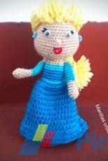 Manitas crocheteras - Elsa Frozen amigurumi - Spanish - Free