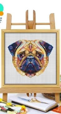 Awesome Pattern Studio - C784 - Pug