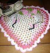doily heart