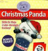 Party Paws - Christmas Panda from The World of Cross Stitching TWOCS 195 XSD