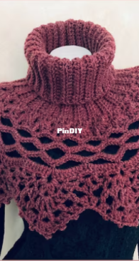 Mystery Cowl Neck Warmer- Anna Pavlenko- LesiaLittleAdventure- English