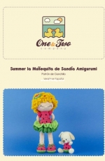 One and Two Company - Carolina Guzman -Summer the Watermelon Dolly Amigurumi - Spanish
